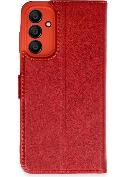 Buğz Samsung Galaxy A35 5g Kılıf Trend S Plus Kapaklı Kılıf - Kırmızı