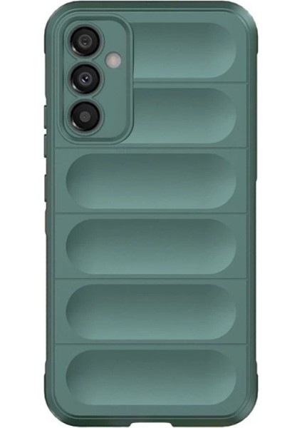 Buğz Samsung Galaxy A16 5g Kılıf Optimum Silikon - Koyu Yeşil