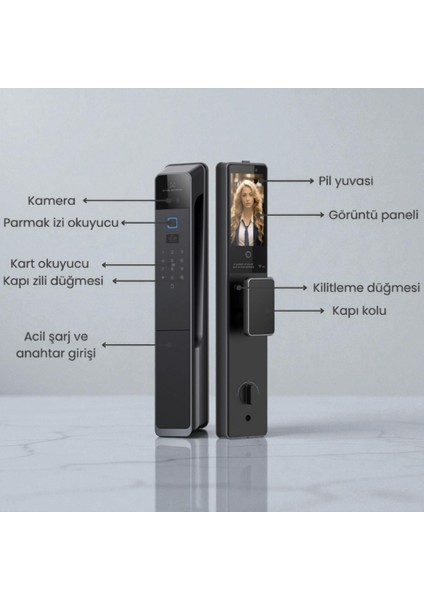 WIFI Akıllı Kapı Kilidi modelleri