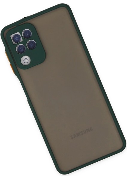 Buğz Samsung Galaxy A22 Kılıf Montreal Silikon Kapak - Yeşil modelleri