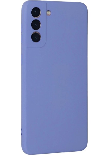 Buğz Samsung Galaxy S21 Plus Kılıf Nano Içi Kadife Silikon - Lila modelleri
