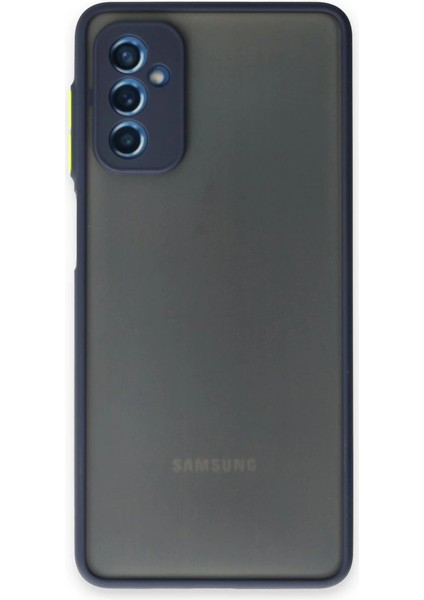 Buğz Samsung Galaxy M52 5g Kılıf Montreal Silikon Kapak - Lacivert