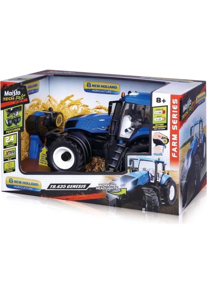 Maisto Tech Rc New Holland T8435 Genesis 1:16 Ölçek Çiftlik Serisi Uzaktan Kumandalı Traktör fırsatları