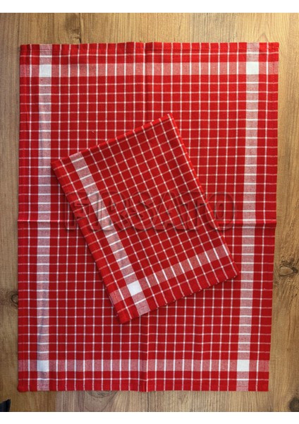 Grida Kareli 4'lü Mutfak Havlusu | Kurulama Bezi Oeko-Tex Sertifikalı