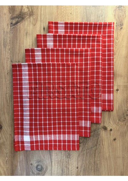 Grida Kareli 4'lü Mutfak Havlusu | Kurulama Bezi Oeko-Tex Sertifikalı fırsatları