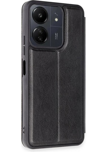 Buğz Newface Xiaomi Redmi 13C Kılıf Flip Cover - Siyah fiyatları