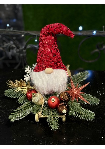 Yılbaşı Tasarım Lüks Kızak 30 cm