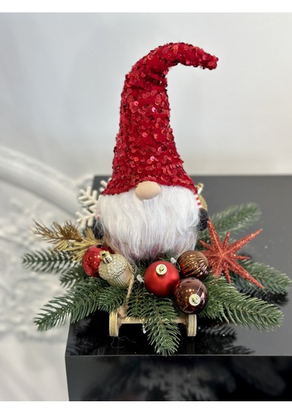 Yılbaşı Tasarım Lüks Kızak 30 cm fiyatları