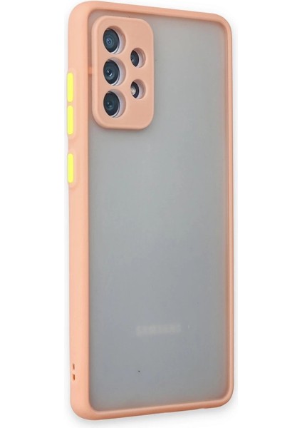 Buğz Samsung Galaxy A72 Kılıf Montreal Silikon Kapak - Pembe modelleri