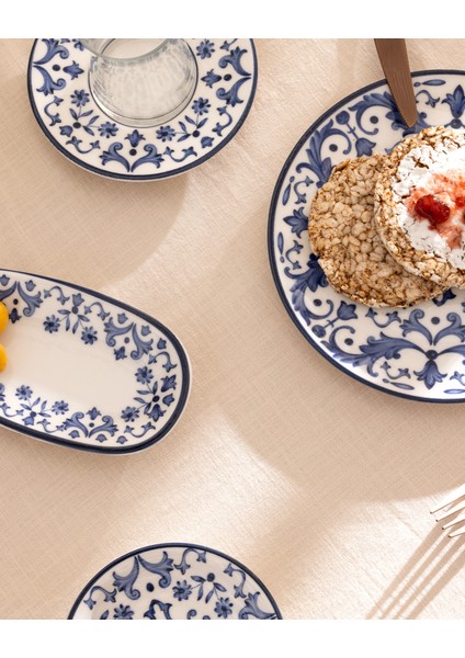 Celaya 26 Parça Kahvaltı Takımı - Mavi/beyaz fırsatları
