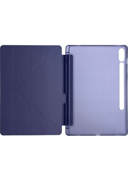 Buğz Newface Samsung Galaxy X610 Tab S9 Fe Plus 12.4 Kılıf Kalemlikli Mars Tablet Kılıfı - Lacivert modelleri