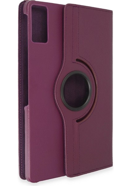 Buğz Xiaomi Pad 6 Kılıf 360 Tablet Deri Kılıf - Mürdüm