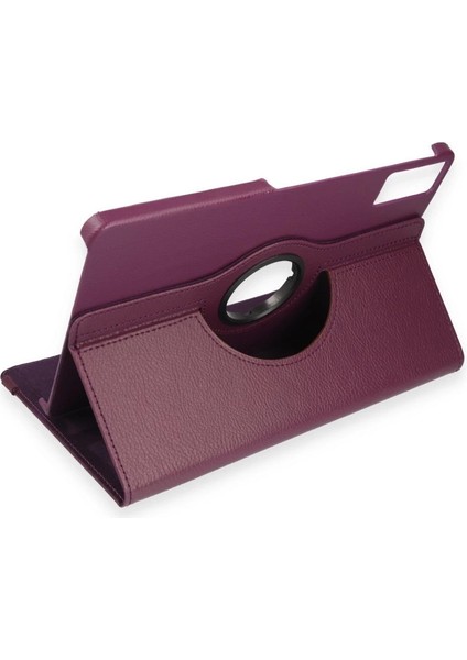 Buğz Xiaomi Pad 6 Kılıf 360 Tablet Deri Kılıf - Mürdüm modelleri