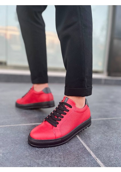 Kb-Dx2 Kuback Kırmızı Deri Günlük Erkek Ayakkabı modelleri