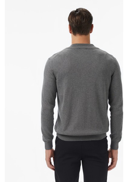 Erkek Gri Classic Fit Kazak S57104T.00E fiyatları