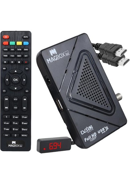 Magbox Homebox Full Hd Uydu Alıcısı 4000 Kanal Tkgs / / USB Destekli (Uzatma Display Gözlü)