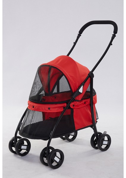 Drnds Tommy Evcil Hayvan Arabası Kırmızı 67*47*98CM