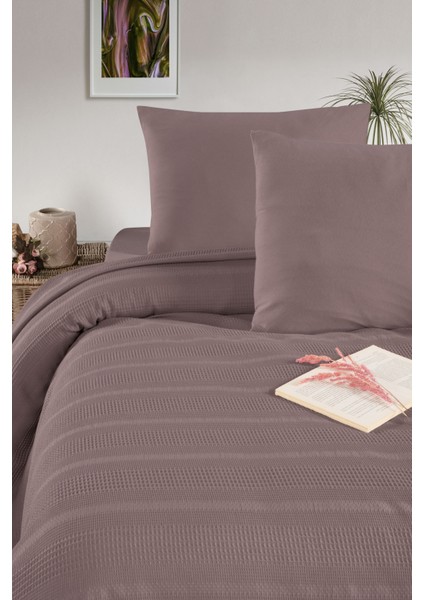 Pamuk Pike Yatak Örtüsü Seti -Lastikli Çarşaf - Yastık Kılıfı - Pike Örtüsü fiyatları