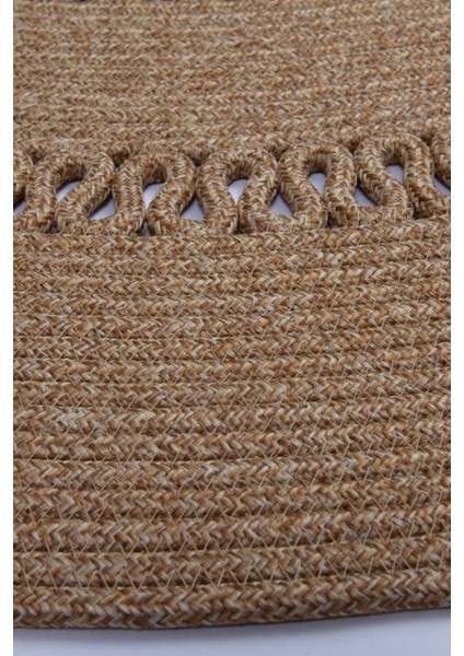 Reygon Ege 9 Hasır Daire Dekoratif El Örgüsü Kilim Yolluk Halı fırsatları