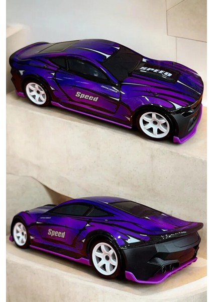 Sesli Işıklı Drift Atabilen 12 Km Hız Yapan Uzaktan Kumandalı Araba-Yedek Aksesuarlı Spor Araba modelleri