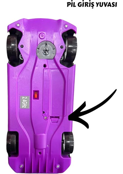 Sesli Işıklı Drift Atabilen 12 Km Hız Yapan Uzaktan Kumandalı Araba-Yedek Aksesuarlı Spor Araba indirimleri