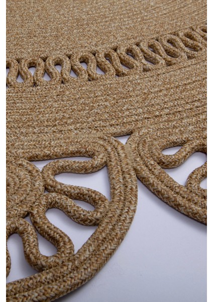 Reygon Ege 24 Hasır Daire Dekoratif El Örgüsü Kilim Yolluk Halı modelleri