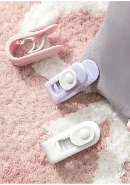 4 Adet Yorgan Nevresim Sabitleme Çarşaf Perde Tül Sabitleyici Tutucu Organizer Klips Aparat fırsatları