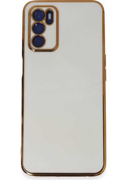 Buğz Oppo A16 Kılıf Volet Silikon - Beyaz