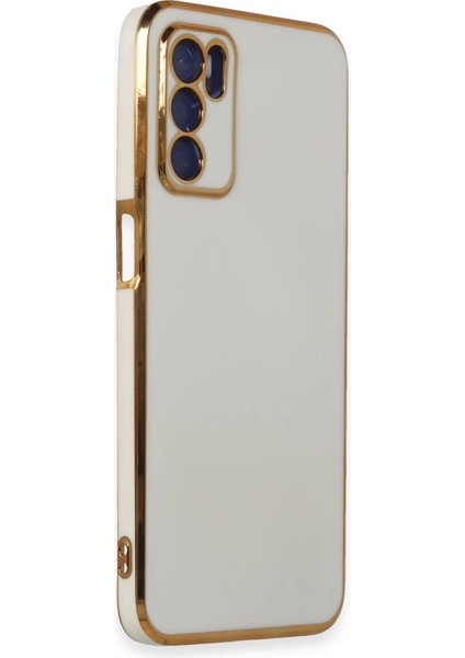 Buğz Oppo A16 Kılıf Volet Silikon - Beyaz fiyatları