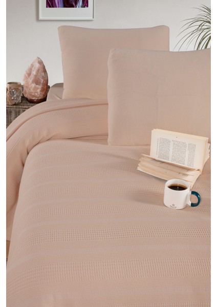 Pamuk Pike Yatak Örtüsü Seti -Lastikli Çarşaf - Yastık Kılıfı - Pike Örtüsü fiyatları