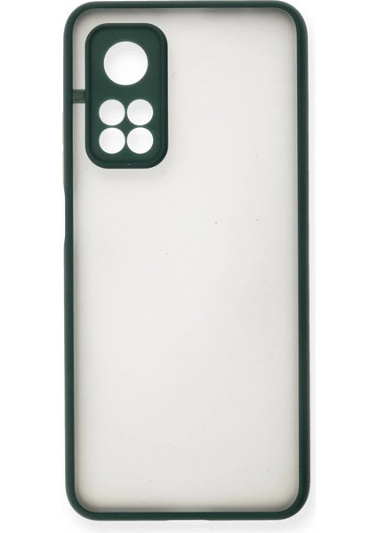 Buğz Xiaomi Mi 10T Kılıf Montreal Silikon Kapak - Yeşil