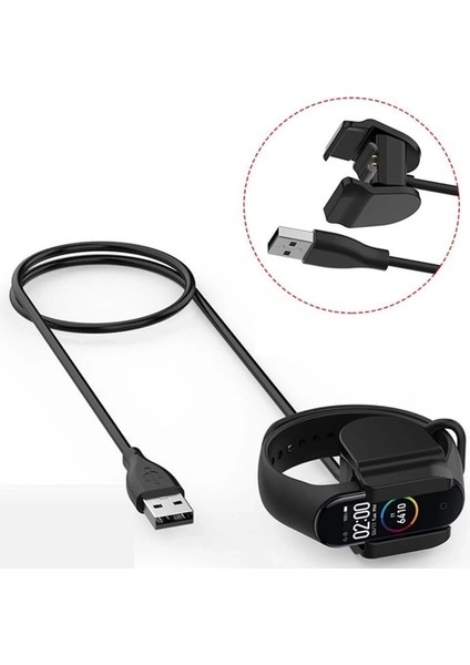 Buğz MC06 Şarj Adaptörü 100CM Xiaomi Mi Band 5/6 modelleri