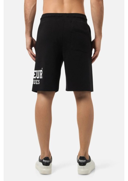 White Shorts With Logo Black fiyatları