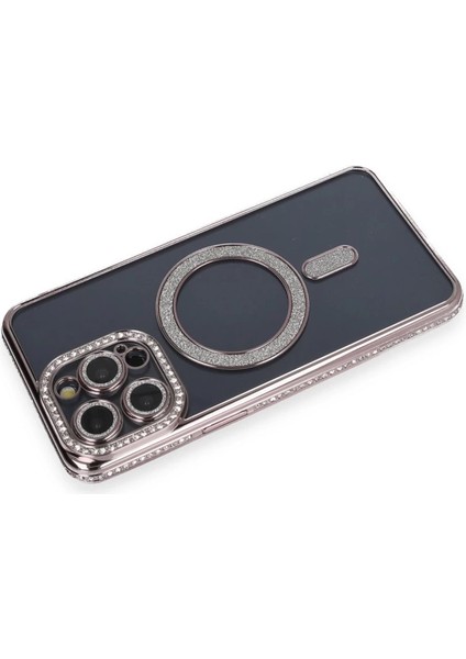 Buğz Newface Iphone 14 Pro Kılıf Joke Simli Magneticsafe Kılıf - Gri fiyatları