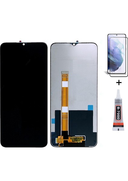 Oppo A5 2020 Uyumlu Ekran LCD Dokunmatik B7000 15ML Yapıştırıcı ve Kırılmaz Cam ile Beraber Yc