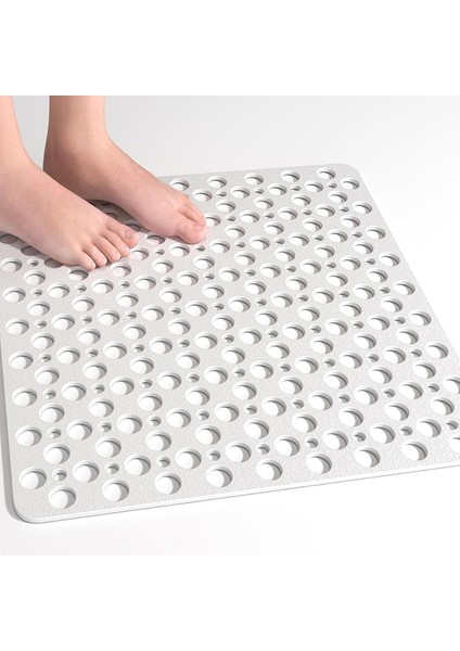 Dilan Store 2 Adet Kaydırmaz Duşakabin Banyo ve Duş Paspası Kare Bubble 54 x 54 cm D-149 fırsatları