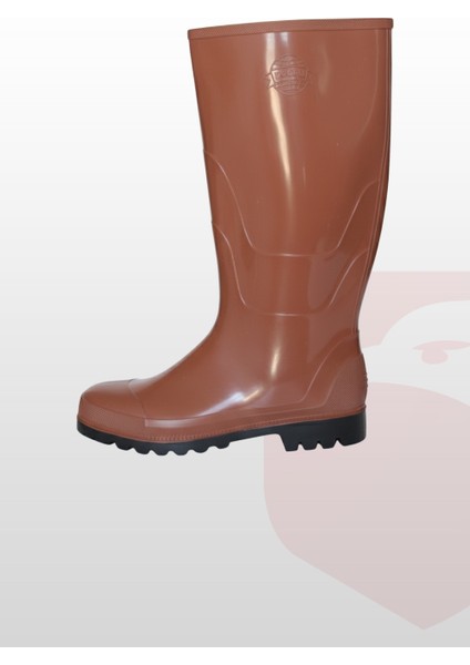 Kahverengi Pvc Iş Çizmesi | Balıkçı Çizmesi | Av Çizmesi | Su Geçirmez, Kaymaz Taban, Hafif, Dayanıklı Pvc Burunsuz Çizme fiyatları