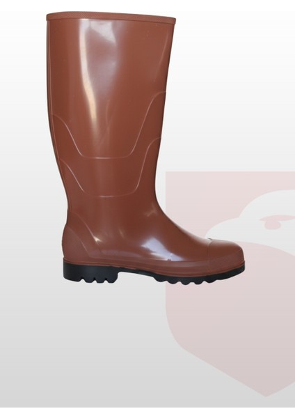 Kahverengi Pvc Iş Çizmesi | Balıkçı Çizmesi | Av Çizmesi | Su Geçirmez, Kaymaz Taban, Hafif, Dayanıklı Pvc Burunsuz Çizme modelleri