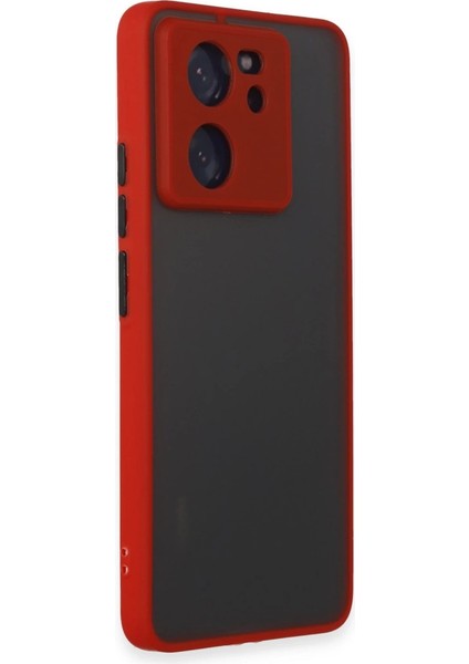 Buğz Xiaomi Mi 13T Pro Kılıf Montreal Silikon Kapak - Kırmızı fiyatları