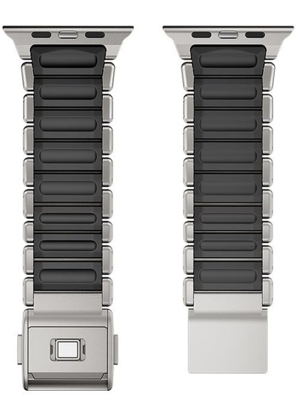 Apple Watch Ultra 2 3 49 mm Uyumlu Titanyum Kordon Silikon Iç Yüzey Hafif Premium Kayış modelleri