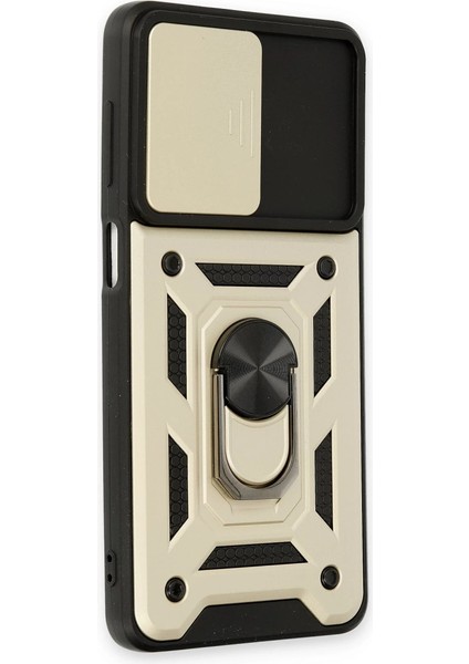 Buğz Samsung Galaxy M52 5g Kılıf Pars Lens Yüzüklü Silikon - Gold fiyatları