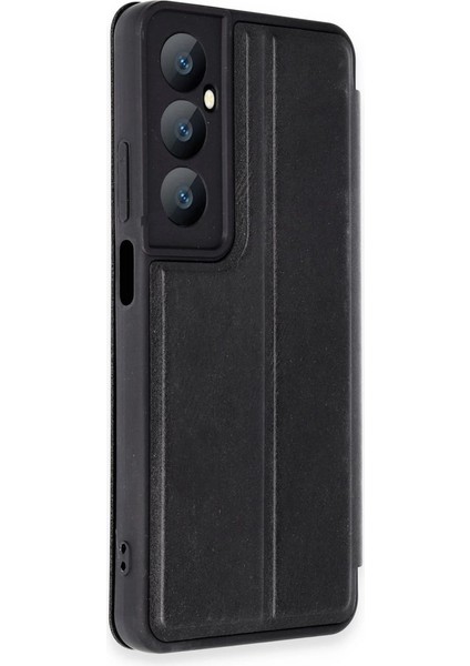 Buğz Newface Realme C65 Kılıf Flip Cover - Siyah fiyatları