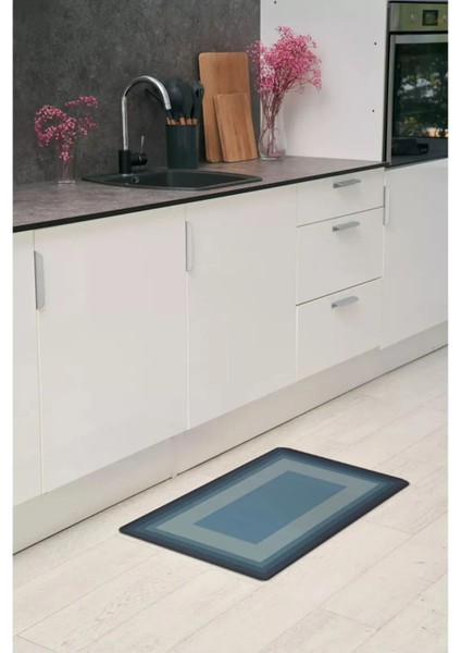 Dilan Store 2 Adet Şık Tasarım Su Emici Banyo Lavabo Tuvalet Kaymaz Tabanlı Kare Paspas 38X58 Cmd-60