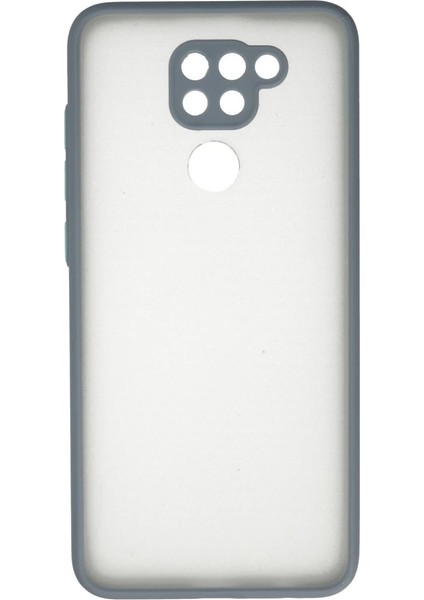 Buğz Xiaomi Redmi Note 9 Kılıf Montreal Silikon Kapak - Gri