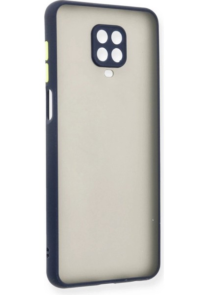 Buğz Xiaomi Redmi Note 9 Pro Kılıf Montreal Silikon Kapak - Lacivert