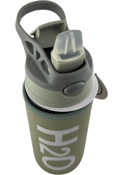 H2O Kılıflı Pipetli Cam Matara 500 ml modelleri