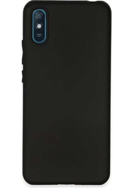 Buğz Xiaomi Redmi 9A Kılıf First Silikon - Siyah