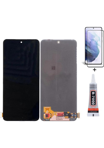 Xiaomi Redmi Note 12S Ekran LCD Dokunmatik B7000 15ML Yapıştırıcı ve Kırılmaz Cam ile Beraber Yc