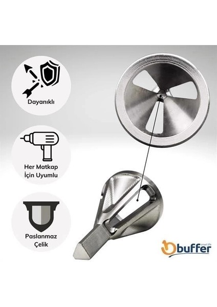 Buğz Çapak Alma Harici Çapak Alıcı Paslanmaz Çelik Çapak Kaldırma Cıvata Çapak Alma Matkap Ucu