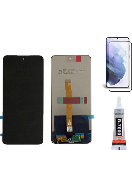 Omix X500 Ekran LCD Dokunmatik B7000 15ML Yapıştırıcı ve Kırılmaz Cam ile Beraber Yc